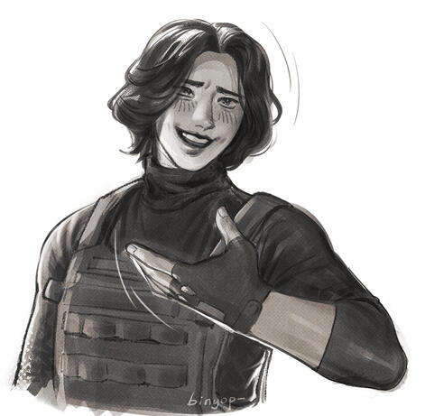 Bust Monochrome